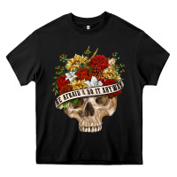 Black Be Afraid&Do It Anyway Heavy Core Tee - RanaPortraitStore