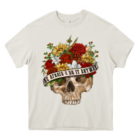 Cream Be Afraid&Do It Anyway Heavy Core Tee - RanaPortraitStore