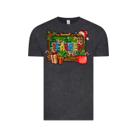 Vintage Black christmas teacher and coffe cup with board Vintage Tee - AdoDesignShop