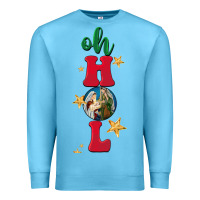 Ocean Blue oh holy night Premium Sweatshirt - BarkalooDesign