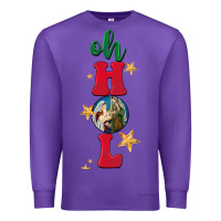 Purple oh holy night Premium Sweatshirt - BarkalooDesign