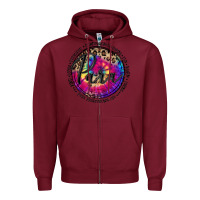 Burgundy para life Zipper Hoodie - MaliasSmallBusiness