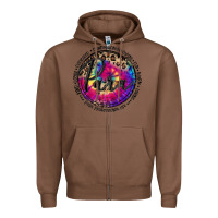 Chestnut para life Zipper Hoodie - MaliasSmallBusiness