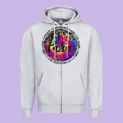 Para Life Zipper Hoodie Designed By Maliassmallbusiness