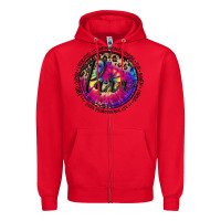 Red para life Zipper Hoodie - MaliasSmallBusiness