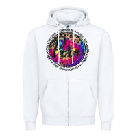 White para life Zipper Hoodie - MaliasSmallBusiness