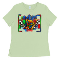 Matcha autism mom checkered flag Ladies Tee - Zillion Design Studio