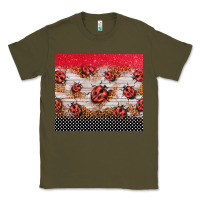 Army Green ladybug tumbler Classic Tee - BarkalooDesign