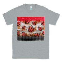 Heather Grey ladybug tumbler Classic Tee - BarkalooDesign
