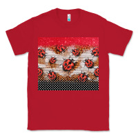 Red ladybug tumbler Classic Tee - BarkalooDesign