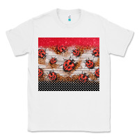 White ladybug tumbler Classic Tee - BarkalooDesign