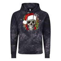 Cloud Black skull Christmas cactus Vintage Hoodie - JahusDesignShop