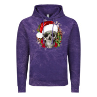 Cloud Purple skull Christmas cactus Vintage Hoodie - JahusDesignShop