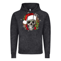 Vintage Black skull Christmas cactus Vintage Hoodie - JahusDesignShop