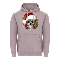 Vintage Zinc skull Christmas cactus Vintage Hoodie - JahusDesignShop