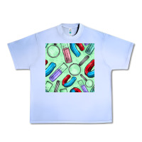 Grape Ice sciences seamless pattern Urban Heavy Tee - BundleAndBundleShop