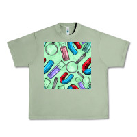 Oil Green sciences seamless pattern Urban Heavy Tee - BundleAndBundleShop