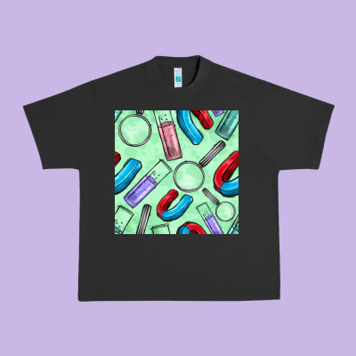 Sciences Seamless Pattern Urban Heavy Tee Designed By Bundleandbundleshop