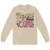 Mushroom raise them kind Long Sleeve Tee - JahusDesignShop