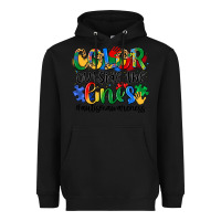 Black color outside the lines Heavyweight Hoodie - Artiststas