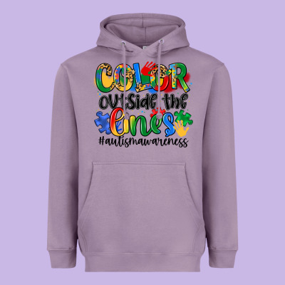 Color Outside The Lines Heavyweight Hoodie Designed By Artiststas