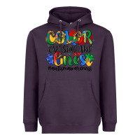 Plum color outside the lines Heavyweight Hoodie - Artiststas