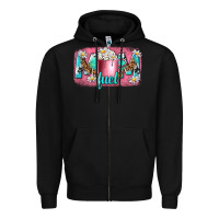 Black mom fuel Zipper Hoodie - NancyCooperArtShop