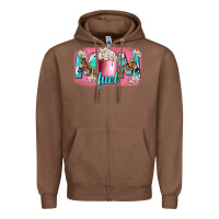 Chestnut mom fuel Zipper Hoodie - NancyCooperArtShop