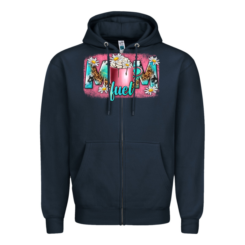 Mom Fuel Zipper Hoodie by NancyCooperArtShop | Teevron
