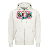 Oatmeal Heather mom fuel Zipper Hoodie - NancyCooperArtShop