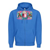 True Royal mom fuel Zipper Hoodie - NancyCooperArtShop