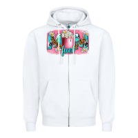 White mom fuel Zipper Hoodie - NancyCooperArtShop