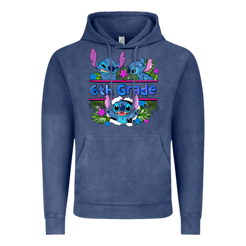 Preview Flower Stitch 6 Th Grade Vintage Hoodie by AdoDesignShop | Teevron