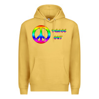 Antique Gold Peace Out Premium Hoodie - Bettercallsaul