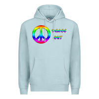 Blue Mist Peace Out Premium Hoodie - Bettercallsaul