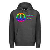 Charcoal Heather Peace Out Premium Hoodie - Bettercallsaul