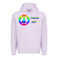 Lilac Peace Out Premium Hoodie - Bettercallsaul