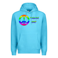 Ocean Blue Peace Out Premium Hoodie - Bettercallsaul