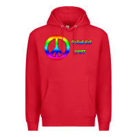 Red Peace Out Premium Hoodie - Bettercallsaul