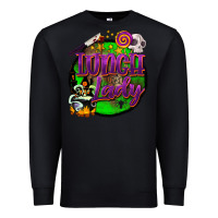 Black halloween lunch lady Premium Sweatshirt - BarkalooDesign