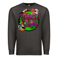 Smoke halloween lunch lady Premium Sweatshirt - BarkalooDesign