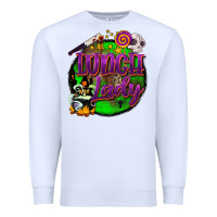 White halloween lunch lady Premium Sweatshirt - BarkalooDesign