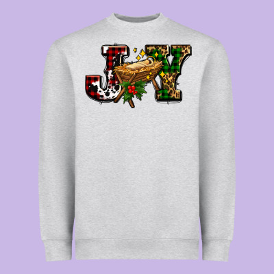 Joy With Baby Jesus Ado Heavyweight Sweatshirt Designed By Adodesignshop