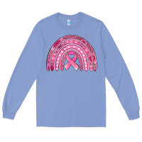 Colony Blue breast cancer awareness rainbow Long Sleeve Tee - Jasminsmagicworld