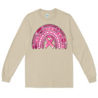 Mushroom breast cancer awareness rainbow Long Sleeve Tee - Jasminsmagicworld