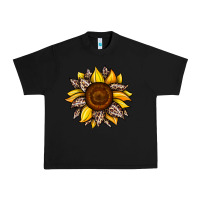 Black sunflower leopard Urban Heavy Tee - JahusDesignShop