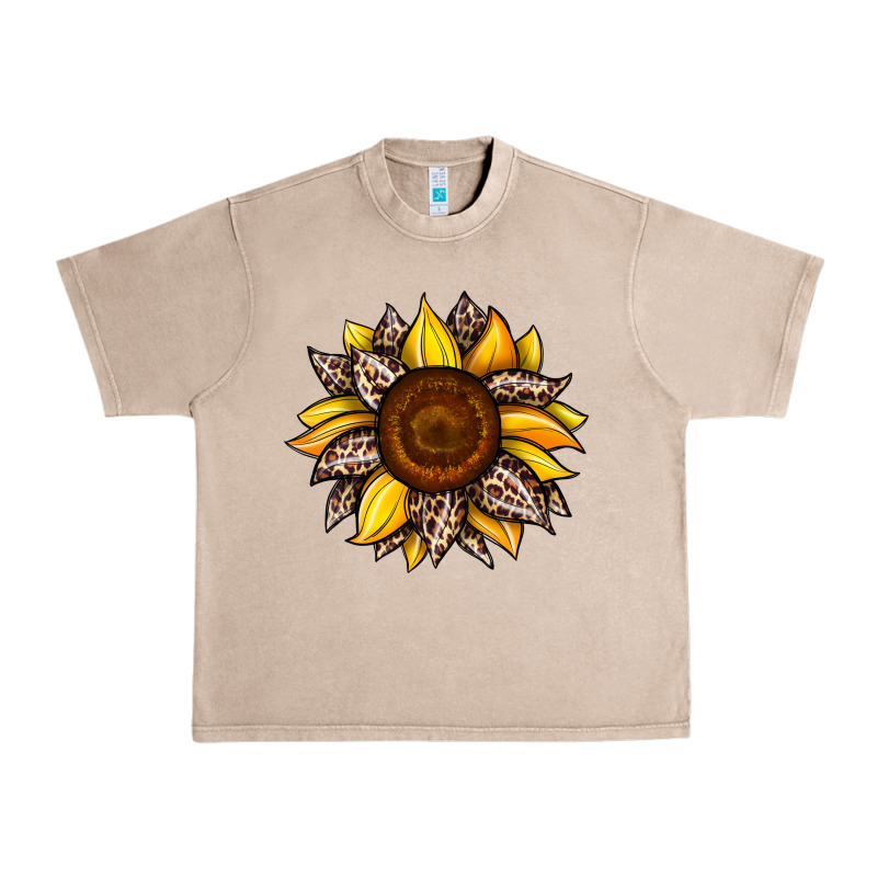 Sunflower Leopard Urban Heavy Tee by JahusDesignShop | Teevron
