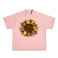 Salmon sunflower leopard Urban Heavy Tee - JahusDesignShop