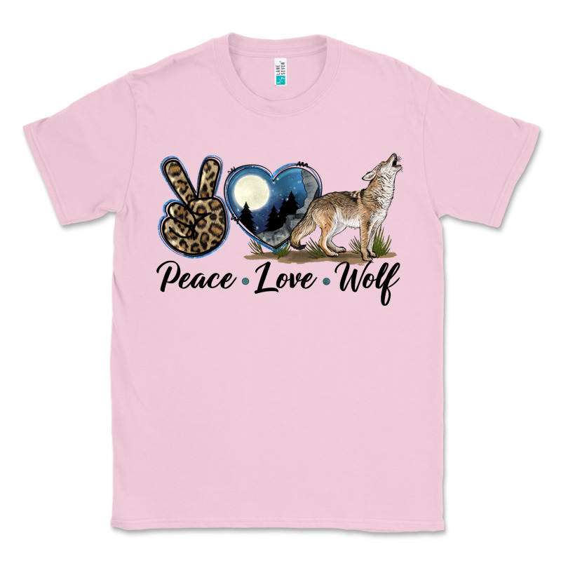 Peace Love Wolf Classic Tee by LillyAllenDesigns | Teevron
