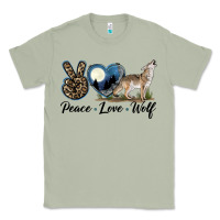 Matcha Peace Love Wolf Classic Tee - LillyAllenDesigns
